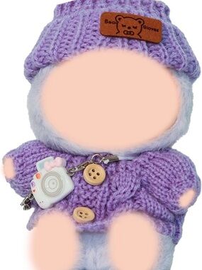 Labubu 3 piece Lavender Knit Outfit